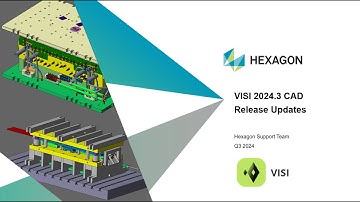 VISI by Hexagon 2024.3 CAD Webinar