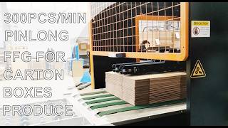 PinLong Casemaker FFG corrugated carton box packaging solution converter folder gluer machine