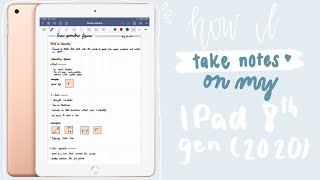 How I take notes Pt. 2 on GoodNotes 5 (templates, free handwriting font, and channel links)