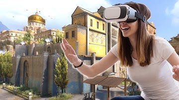 Healing Relaxing VR - Amazing Sun Temple 360 3d | Meditation Environment