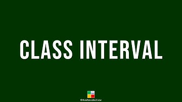 Class Interval  || Organization of Data || Statistics || thereforesolveitnow