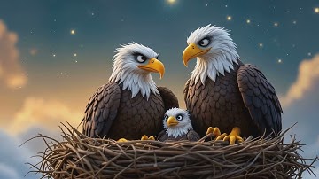 The Journey of a Baby Eagle - From Hatching to Adult (2 Minutes)