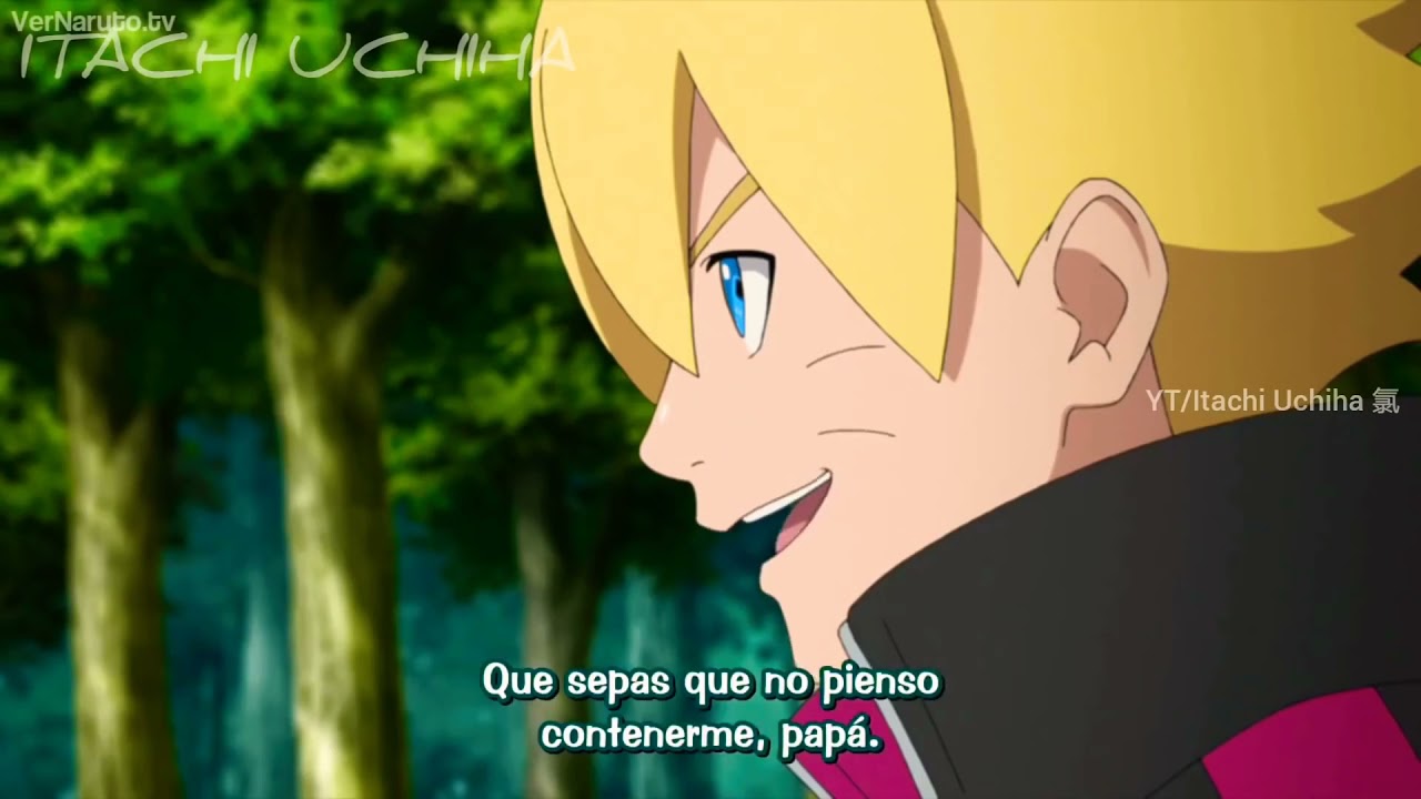 Boruto (karma) vs Naruto pelea completa
