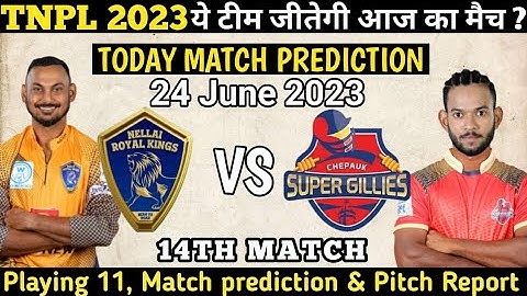 TNPL-23 14th Match Prediction | Aaj Ka Match kaon Jitega |NRK VS CSG MATCH  | Today Match Prediction