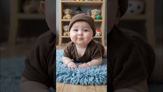 Cute Baby Saying Papa For The First Time