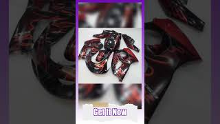 Flame - Black Fairings and Bodywork For 1997-2000 GSX-R600 #LF4304