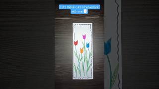 Let's make a cute bookmark 📑 #shorts #art #bookmark #shortvideo #drawing #artist #artwork
