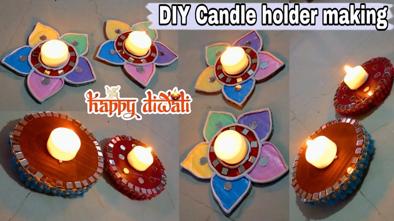 DIY Diwali Candle Holder how To Make Candle Holder At Home diwali diy-diwali-candle-holder-how-to-make-candle-holder-at-home-diwali