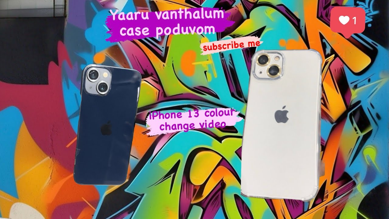 iPhone 13 colour changing video mobile wrapping - YouTube