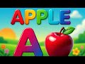 Easy drawing apple a to z alphabet letters A for Apple 🍎 Ant 🐜 Aeroplane ✈️#abcd #aforapple #abc