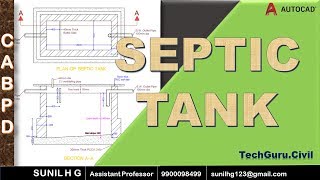 Septic Tank in AutoCAD