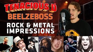 Tenacious D - Beelzeboss (ROCK & METAL IMPRESSIONS COVER), by Nico Borie chords