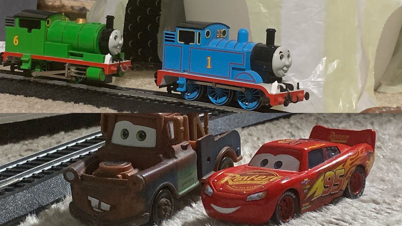 Thomas and Percy Meet Lightning McQueen and Mater (National Best ...