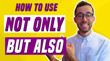 How to correctly use NOT ONLY BUT ALSO in a sentence WITH EXAMPLES!!