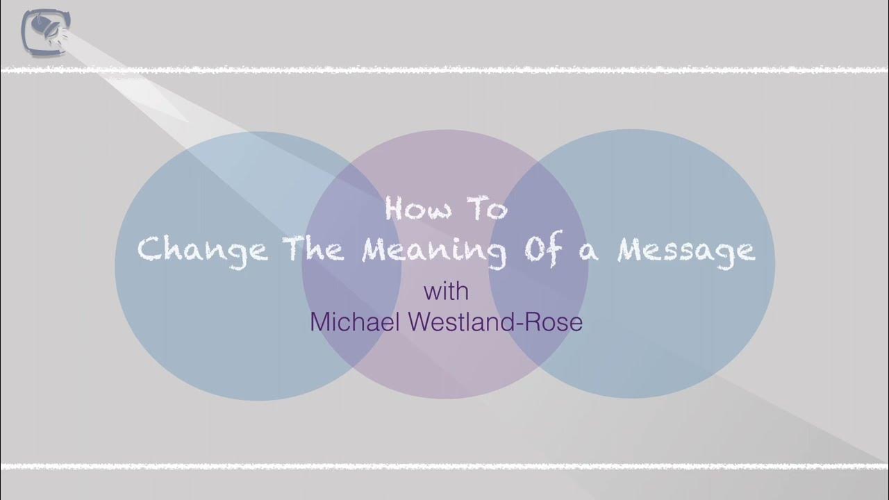 How to change the meaning of a sentence using vocal skills YouTube