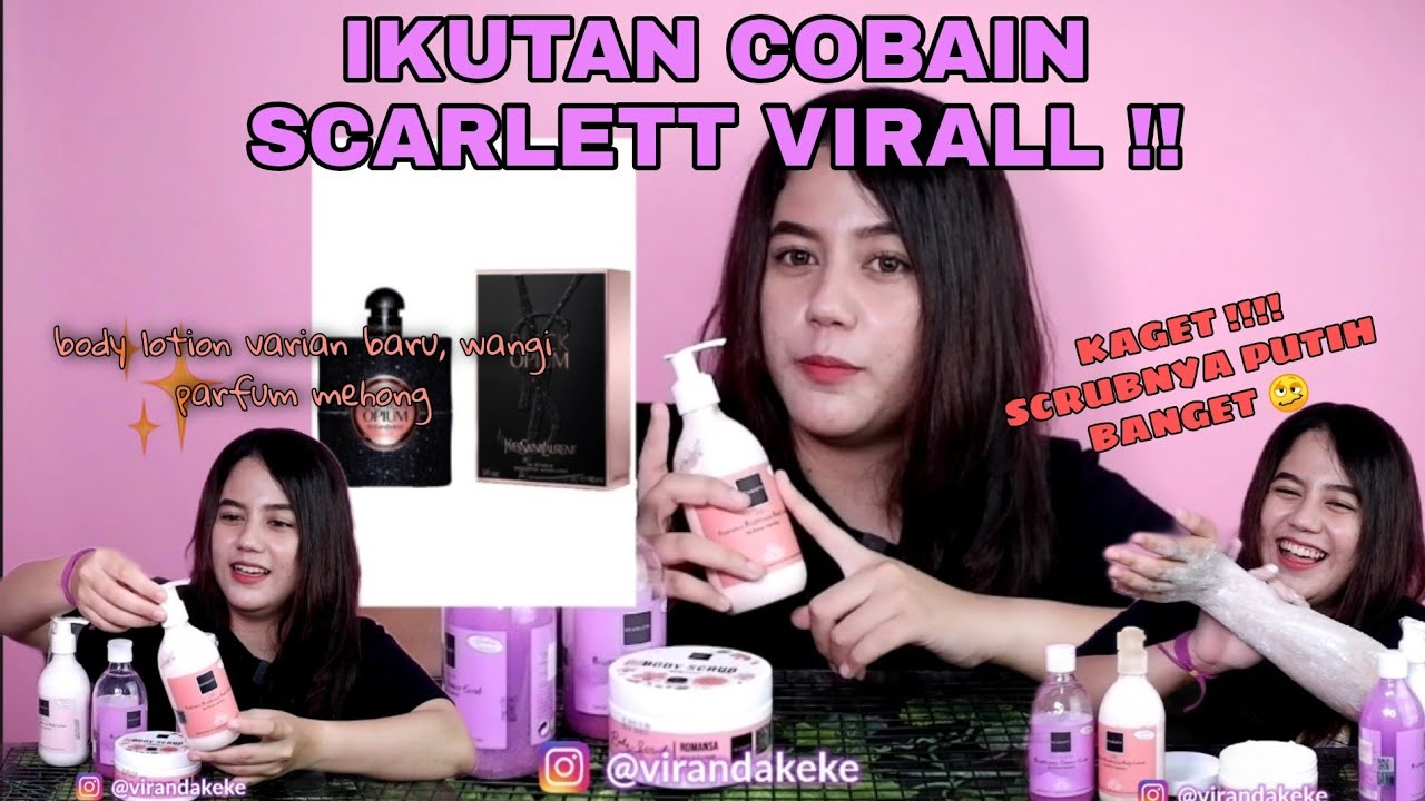 SCARLETT BODY LOTION JOLY VIRAL SE INDONESIA 🤔 YouTube