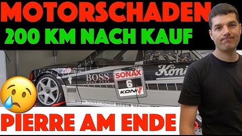 Traum von der Rennsaison gestorben... Mercedes 190e DTM Evo