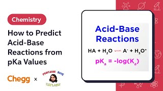 How to Predict Acid-Base Reactions from pKa Values Ft. Professor Dave