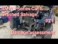 BMW 1 Series Crashed Salvage Cat S PT 1 Damage Assessment