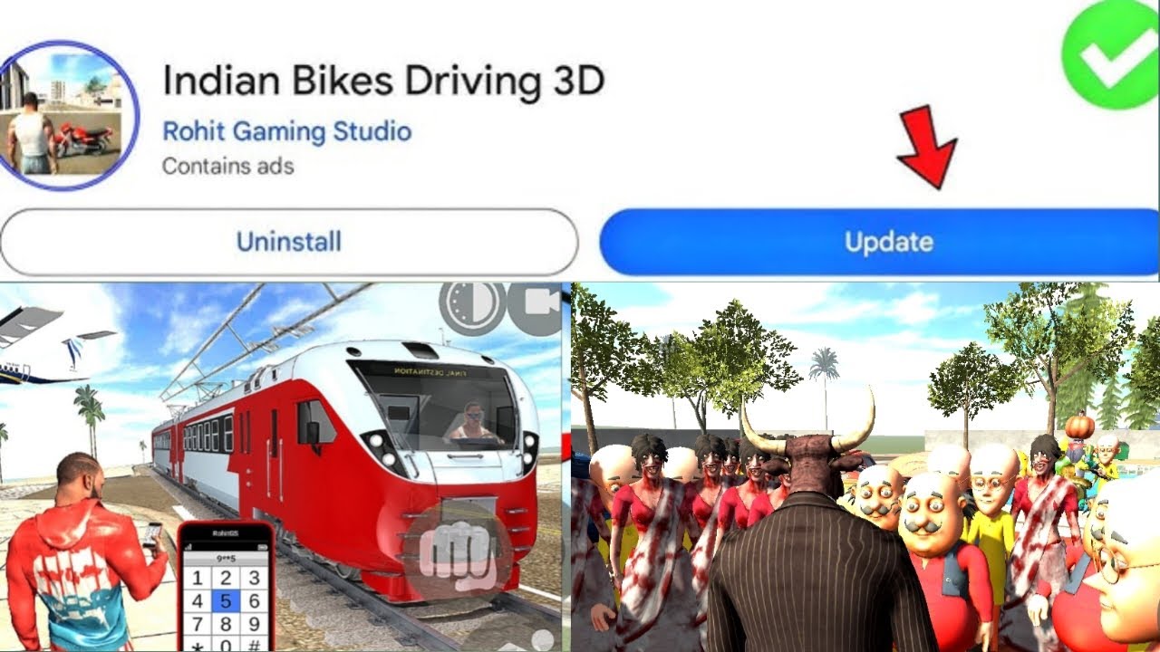 Live stream - Indian bike driving 3D new update Train chess