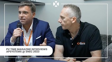 PV time magazine interviews APsystems @ SNEC 2023