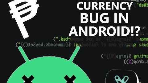 Livestream - Finding Out a Currency Bug in Android! (+ some programming)