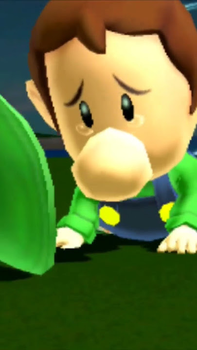Baby Luigi gets a double bogey 😰#babyluigi #mariogolf #shorts