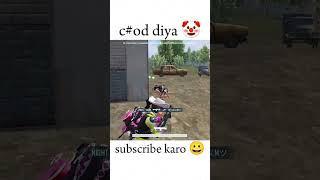 c#od diya 🤡| #shorts #bgmi #pubgmobile #pubg #challenge #gaming #viralvideo