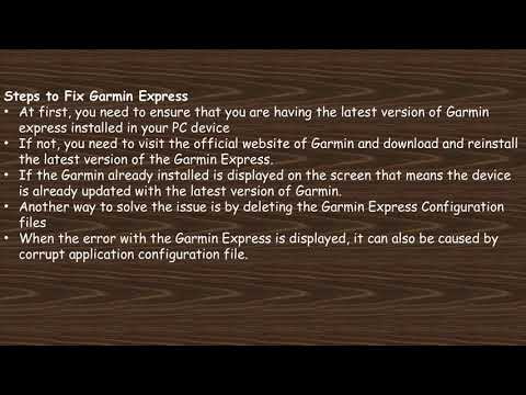 How to Solve Garmin Express not working in Windows