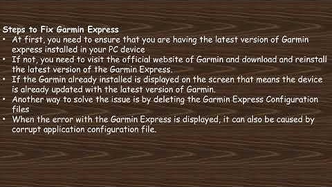How to Solve Garmin Express not working in Windows
