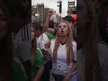 Así el ambiente en el Fan Festival del Zócalo de la CDMX