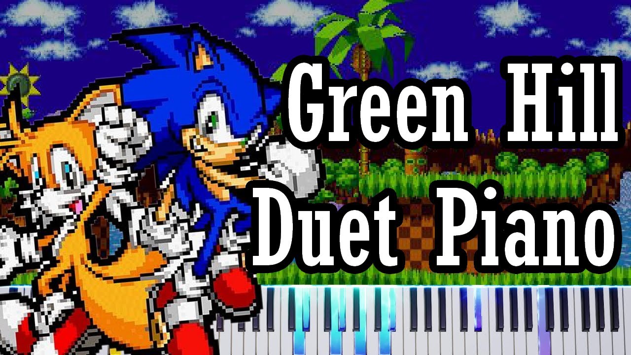 Sonic - Green Hill Zone  Piano Tutorial 