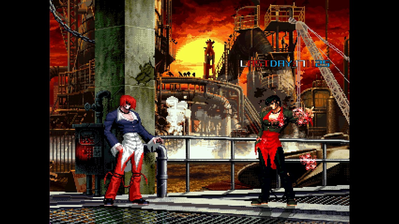 MUGEN / Evil blood Iori VS Mr.iori