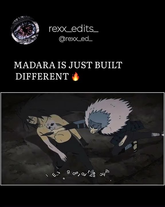 Madara vs sasuke reflexes [ AMV/Edit ] - Dxrk - RAVE