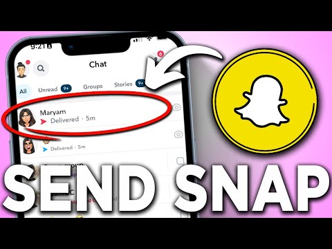 How To Send Picture As Snap On Snapchat | Send Snaps From Camera Roll - Easy