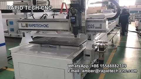 RD-1325 ATC CNC Router with auto loading & unloading functions