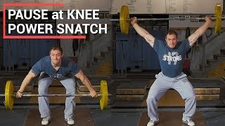How To Pause at Knee Power Snatch | Movement Library
