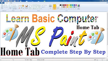 How to use Shapes, Outline,Fill, Size,Brushes, Colors,Pencil,Eraser,Color picker,magnifier in Paint.