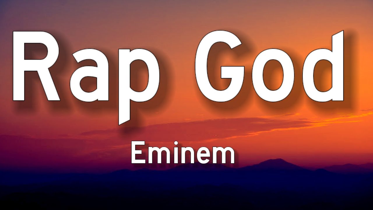 Eminem   Rap God Lyrics