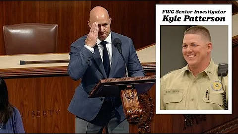 Rep. Mast Honors Senior Investigator Kyle Patterson