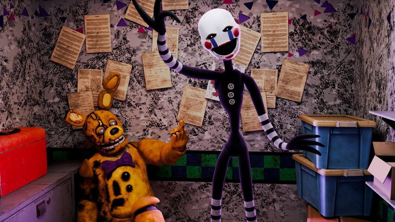 The Puppet after Afton got Springlocked: [FNAF/MEME ANIMATION] - YouTube
