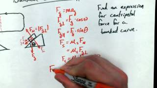 2.8B - Banked Curves and Centripetal Force