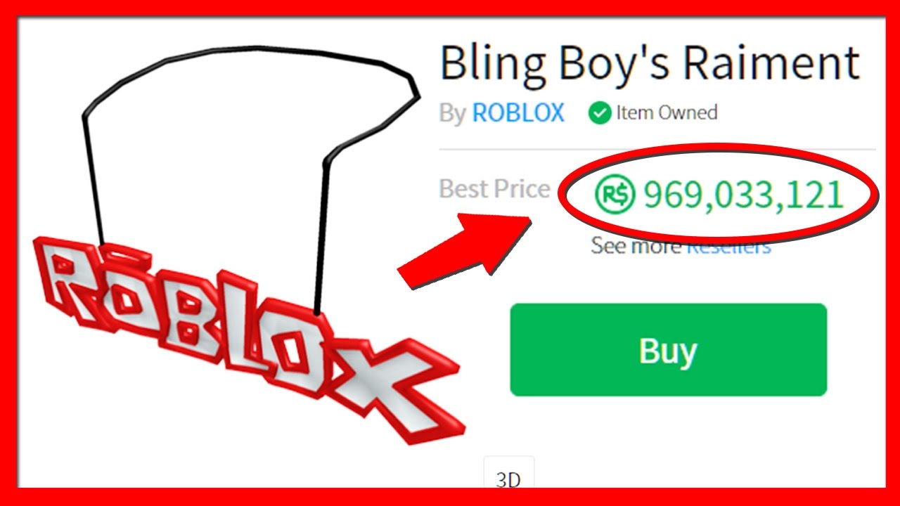 Most Expensive Roblox Item Ever Sold