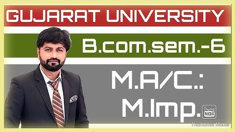 Most imp for B.com.sem-6|ManagementAccounting|Most Imp| Gujarat university