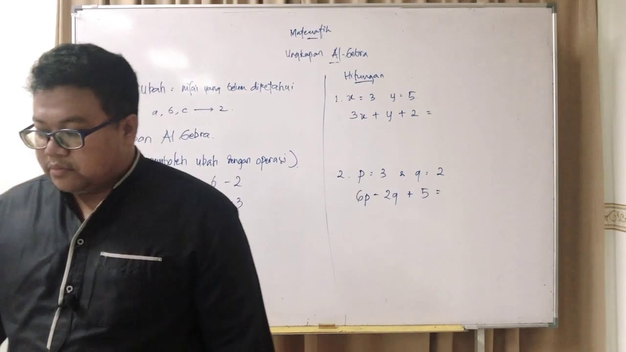 20200619 - Matematik: Ungkapan Algebra Form 1 - YouTube