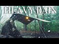 【ソロキャンプ】雨を逆に楽しむ!