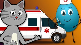 Мультик про котика и машину скорой помощи