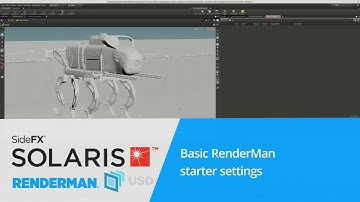Houdini/Solaris, USD & RenderMan for Beginners #11 | Basic RenderMan Starter Settings