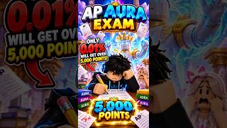ONLY 0.001% CAN PASS THIS AURA EXAM #roblox