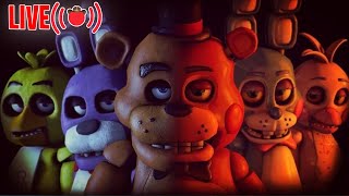 Playing FNAF for the first time.. (LIVE talking to chat)